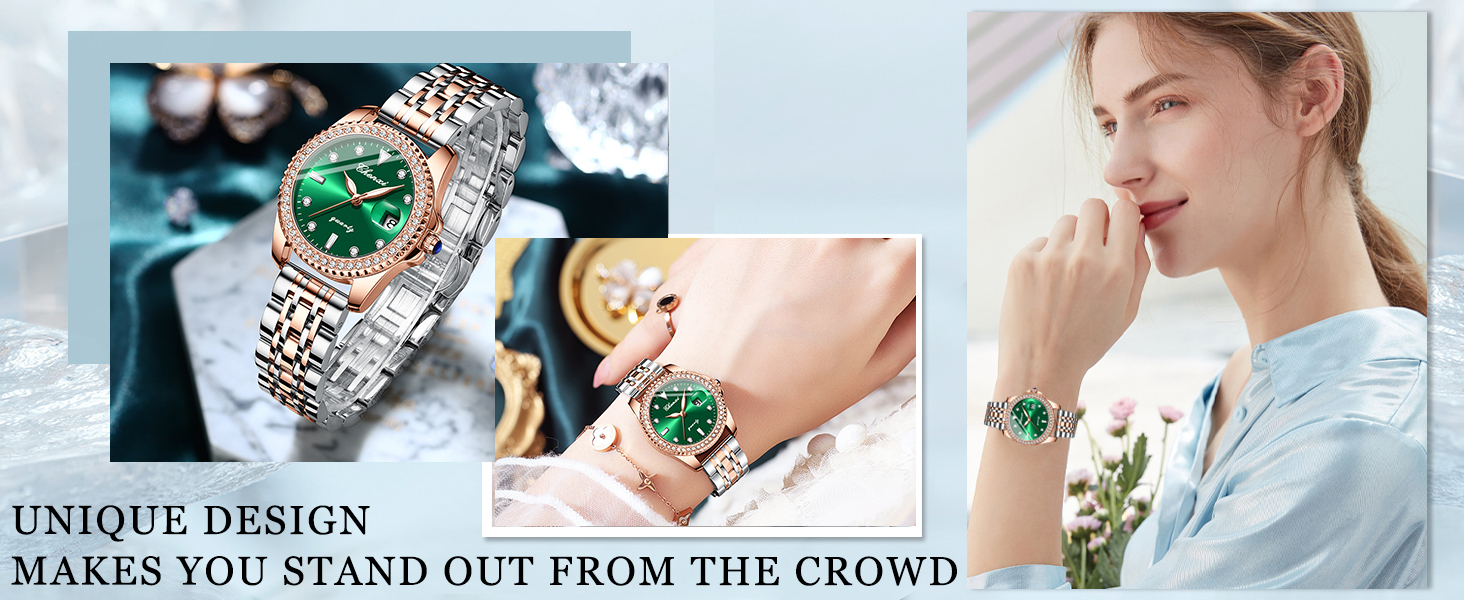 Luxury Women's Classic Crystal Diamond Bracelet Watch