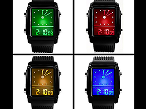 FANMIS LED Screen Fashion Waterproof Sports Watch