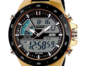 FANMIS Men's Analog Digital 50M Waterproof Sports Watch