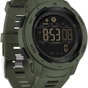 FANMIS Unisex Pedometer Watches Military Multifunctional 50M Waterproof Digital Outdoor Sports Watch