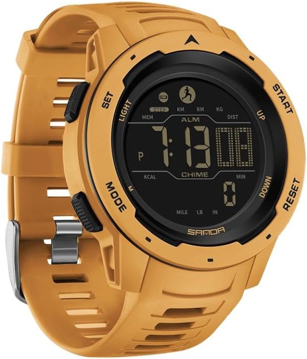 FANMIS Unisex Pedometer Watches Military Multifunctional 50M Waterproof Digital Outdoor Sports Watch - Image 14