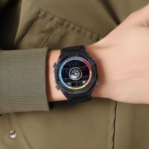 FANMIS Unisex Pedometer Watches Military Multifunctional 50M Waterproof Digital Outdoor Sports Watch - Image 23