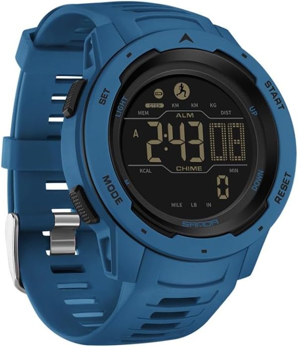 FANMIS Unisex Pedometer Watches Military Multifunctional 50M Waterproof Digital Outdoor Sports Watch - Image 38
