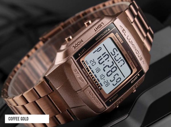 FANMIS Unisex Luxury Digital Watches Multifunctional Stopwatch Countdown Alarm Backlight Water Resistant Watch - Image 19