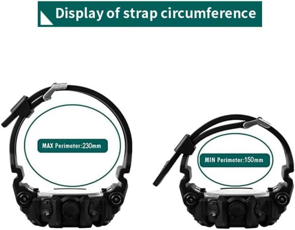 FANMIS Mens Analog Digital Sports Watch Large Face Outdoor Sports Waterproof Military Wrist Watches with Date Multifunction Tactics LED Army Watch Backlight Stopwatch (Black) - Image 21